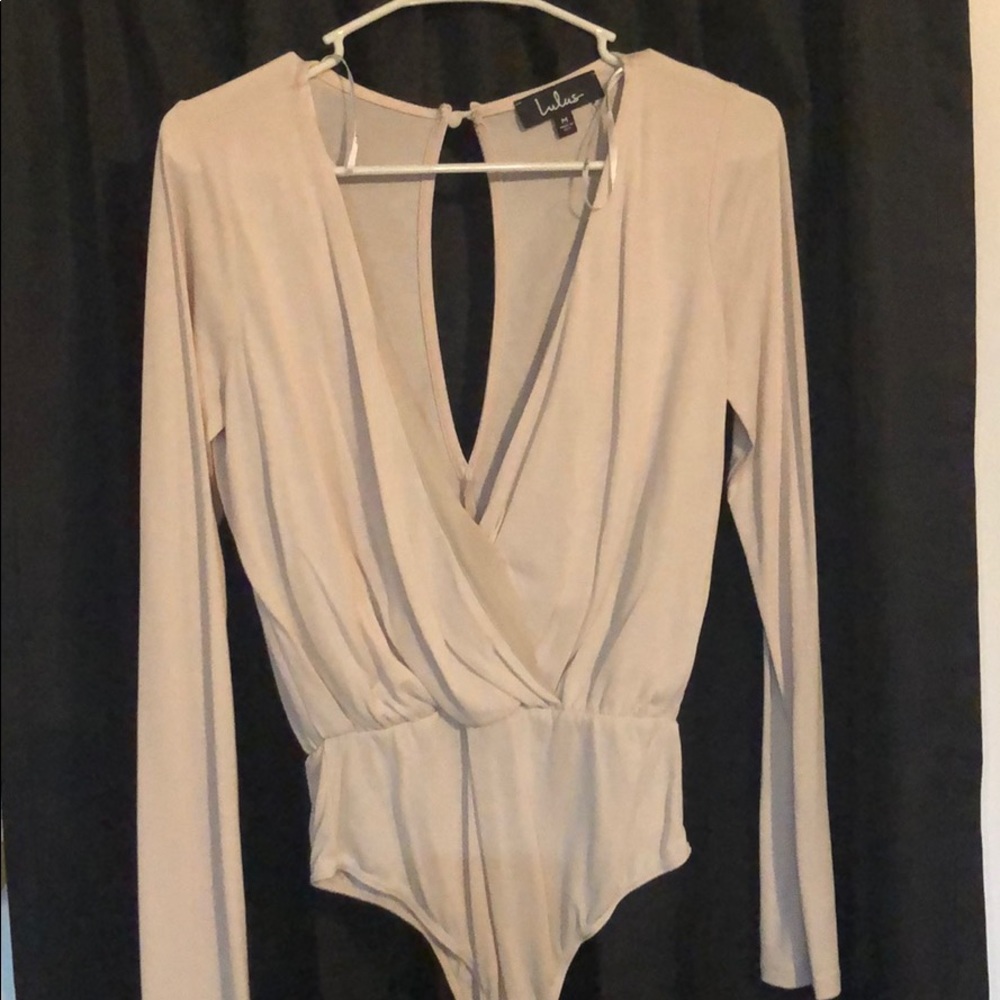 Cream colored Lulus bodysuit!